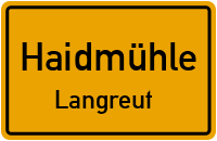 Straßenverzeichnis Haidmühle Langreut