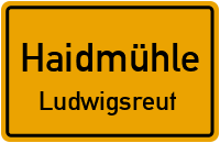 Hochmoorstraße in HaidmühleLudwigsreut
