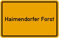 Alte Diepersdorfer Straße in Haimendorfer Forst