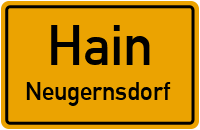 Straßen in Hain Neugernsdorf