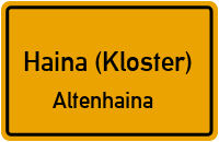 Straßen in Haina (Kloster) Altenhaina