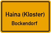 Straßen in Haina (Kloster) Bockendorf