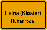Straßen in Haina (Kloster) Hüttenrode
