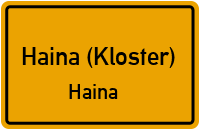 Straßen in Haina (Kloster) Haina