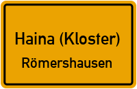 Straßen in Haina (Kloster) Römershausen