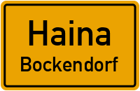 Backhausstraße in HainaBockendorf