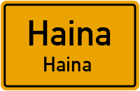 Poststraße in HainaHaina
