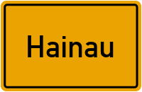 Friedhofsweg in Hainau