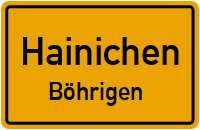 Feldstraße in HainichenBöhrigen