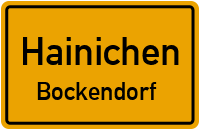 Schäfereistraße in HainichenBockendorf