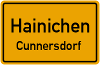 Cunnersdorfer Straße in HainichenCunnersdorf