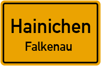 Ringstraße in HainichenFalkenau