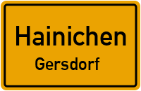 Oberer Dorfweg in HainichenGersdorf