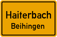 Haiterbacher Straße in 72221 Haiterbach (Beihingen)