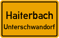 Schloßstraße in HaiterbachUnterschwandorf