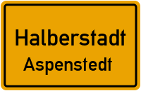 Kleine Straße in HalberstadtAspenstedt