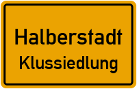Birkenweg in HalberstadtKlussiedlung