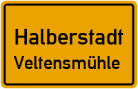 Dorfstraße in HalberstadtVeltensmühle