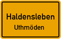 Kurze Straße in HaldenslebenUthmöden