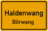 Bergstraße in HaldenwangBörwang