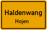 Hauptstraße in HaldenwangHojen