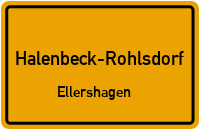 Ellershagener Straße in Halenbeck-RohlsdorfEllershagen