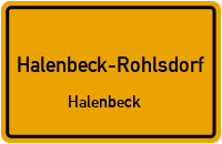 Heckenweg in Halenbeck-RohlsdorfHalenbeck
