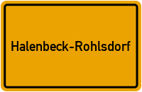 Wendeschleife in 16945 Halenbeck-Rohlsdorf