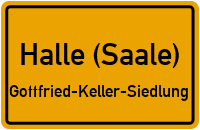 Taxusweg in Halle (Saale)Gottfried-Keller-Siedlung