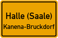 Gießerstraße in 06116 Halle (Saale) (Kanena-Bruckdorf)