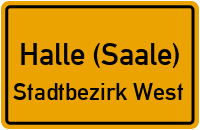 Eislebener Chaussee in Halle (Saale)Stadtbezirk West