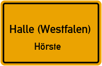 Bruchstraße in Halle (Westfalen)Hörste