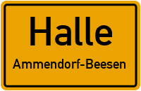 Bahnhofstraße in HalleAmmendorf-Beesen