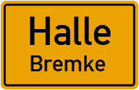 Dorfstraße in HalleBremke