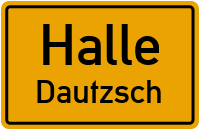 Straßen in Halle Dautzsch