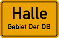 Ladestraße West in HalleGebiet Der DB