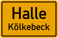 Bergstraße in HalleKölkebeck