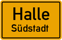 Straßen in Halle Südstadt