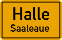 Straßen in Halle Saaleaue