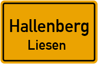 Stoßweg in HallenbergLiesen