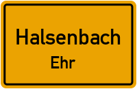 Bahnhofstraße in HalsenbachEhr