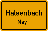 Wiesenstraße in HalsenbachNey
