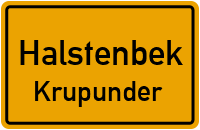 Seegrabenweg in HalstenbekKrupunder