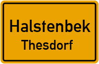 Thesdorfer Weg in 25469 Halstenbek (Thesdorf)