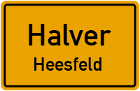 Straßenverzeichnis Halver Heesfeld