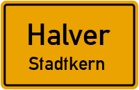 Schubertweg in HalverStadtkern