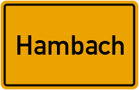 Bachstraße in Hambach