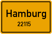 Straßen in 22115 Hamburg