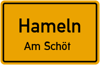 Straßen in Hameln Am Schöt
