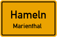 Straßenverzeichnis Hameln Marienthal